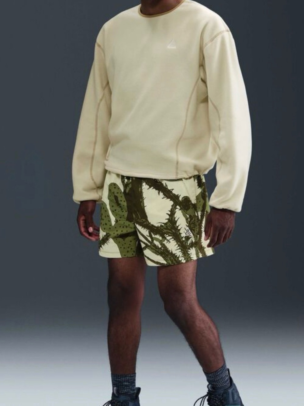 Nike ACG Men's Camo Olive Print Shorts